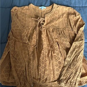 Madewell Honey Eyelet Blouse